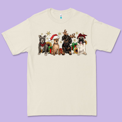 Christmas Chihuahua Pitbull Pug Dachshund Premium Tee Designed By Jahusdesignshop