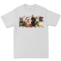 Dove Grey christmas chihuahua pitbull pug dachshund Premium Tee - JahusDesignShop