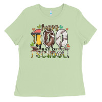 Matcha happy 100 day of school american football baseball Ladies Tee - RacoonDesign