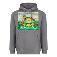 Storm frog with sunflower Heavyweight Hoodie - TumblerDesignByShophia
