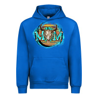 Cobalt Aztec mom Mother's Day Urban Hoodie - FaDigitalArtStudio