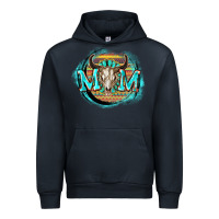 Navy Aztec mom Mother's Day Urban Hoodie - FaDigitalArtStudio