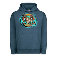 Pigment Midnight Navy Aztec mom Mother's Day Urban Hoodie - FaDigitalArtStudio
