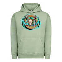 Pigment Oil Green Aztec mom Mother's Day Urban Hoodie - FaDigitalArtStudio
