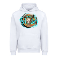 White Aztec mom Mother's Day Urban Hoodie - FaDigitalArtStudio