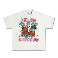 Pistachio relax we're all crazy it's not competition Urban Heavy Tee - MaliasSmallBusiness