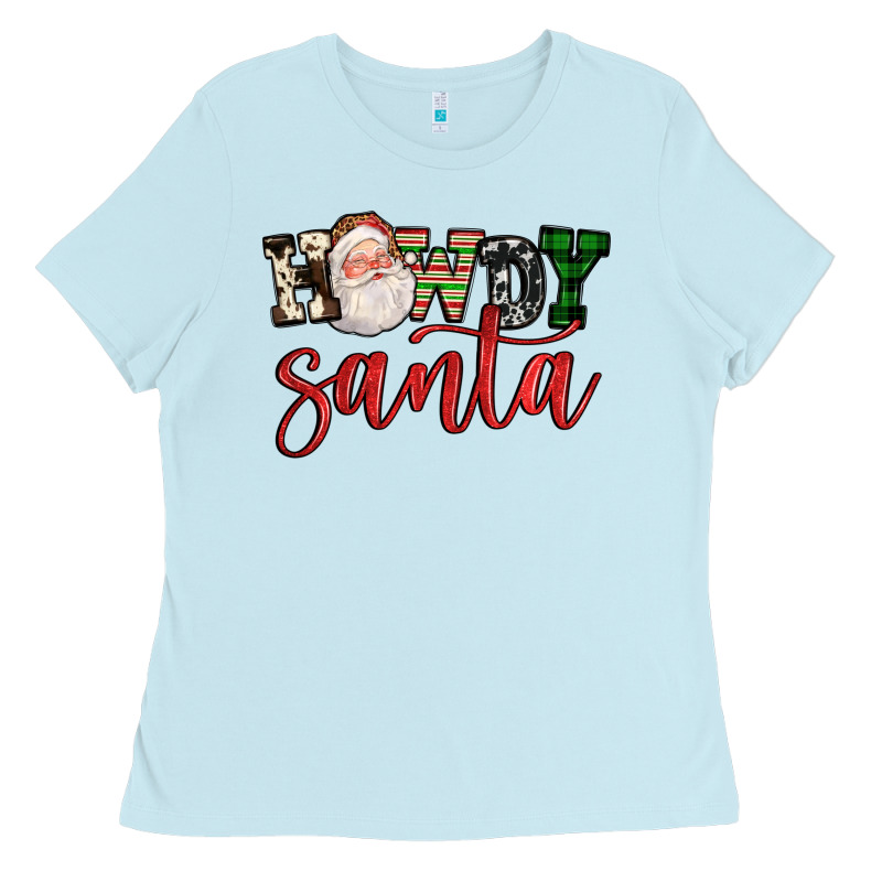 Howdy Santa Ladies Tee by FaDigitalArtStudio | Teevron