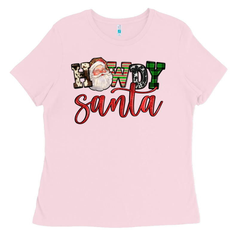 Howdy Santa Ladies Tee by FaDigitalArtStudio | Teevron