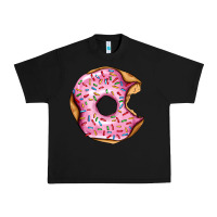 Pink Strawberry Donut Urban Heavy Tee | Teevron