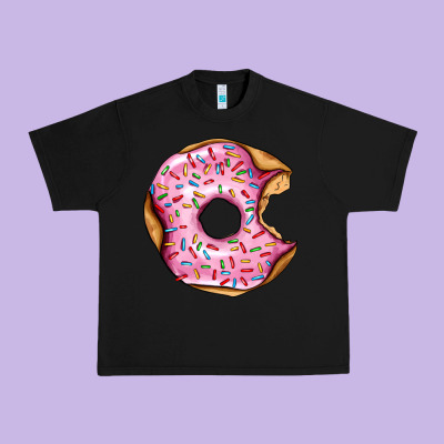 Pink Strawberry Donut Urban Heavy Tee Designed By Adodesignshop