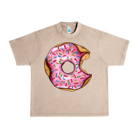 French Oak pink strawberry donut Urban Heavy Tee - AdoDesignShop
