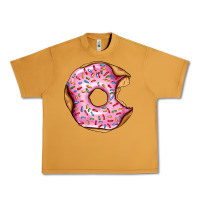 Peanut Butter pink strawberry donut Urban Heavy Tee - AdoDesignShop