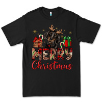 Black merry christmas dachshund Premium Tee - JahusDesignShop
