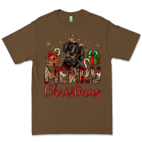 Cacao merry christmas dachshund Premium Tee - JahusDesignShop