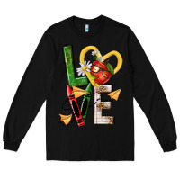 Black teacher love nca Long Sleeve Tee - NancyCooperArtShop