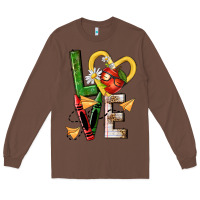 Chestnut teacher love nca Long Sleeve Tee - NancyCooperArtShop