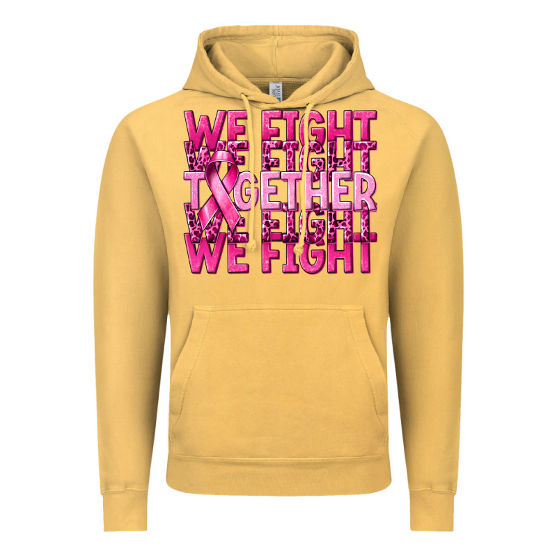 Together We Fight Cancer Vintage Hoodie by NancyCooperArtShop | Teevron