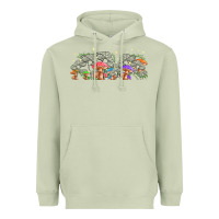 Matcha magic mushroom Heavyweight Hoodie - TumblerDesignByShophia