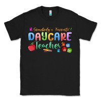 Black somebody's favorite daycare teacher Classic Tee - MaliasSmallBusiness