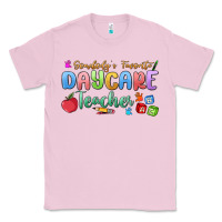Bubblegum Pink somebody's favorite daycare teacher Classic Tee - MaliasSmallBusiness