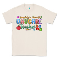 Natural somebody's favorite daycare teacher Classic Tee - MaliasSmallBusiness
