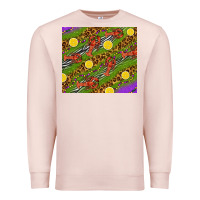 Pale Pink Mardi Gras Crabs and lemons tumbler Premium Sweatshirt - HowdyJamesFarm