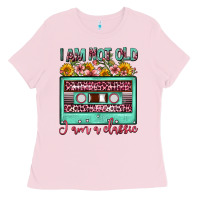 I Am Not Old I Am A Classic Sunflower Floral Casse Ladies Tee | Teevron