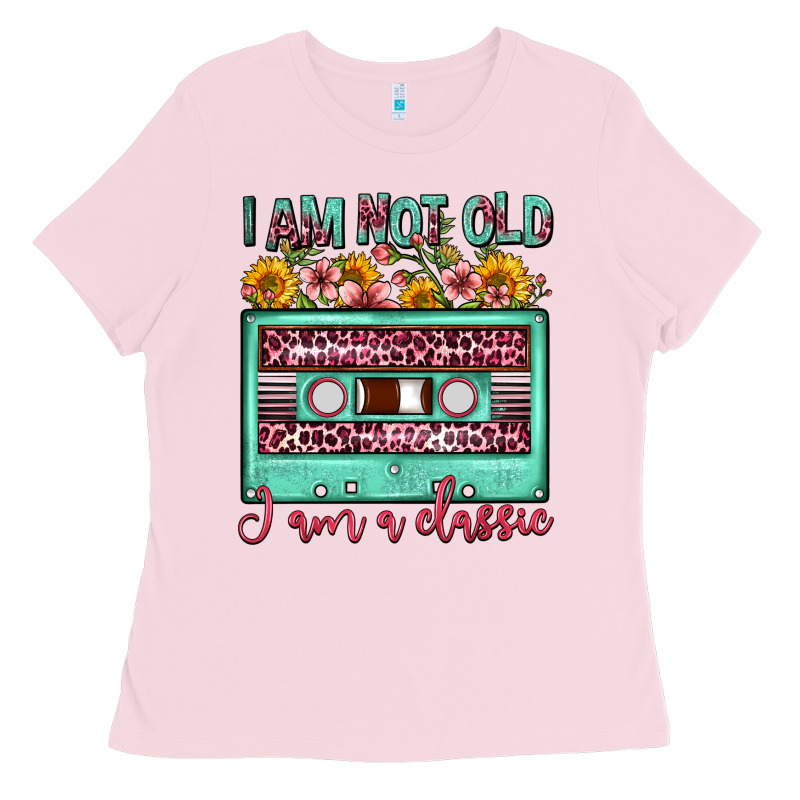 I Am Not Old I Am A Classic Sunflower Floral Casse Ladies Tee by FaDigitalArtStudio | Teevron