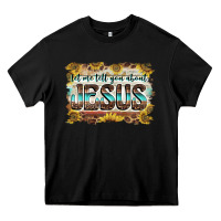 Black let me tell you about jesus Heavy Core Tee - BarkalooDesign