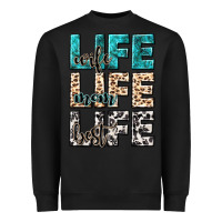 Black wife life wife mom life best Heavyweight Sweatshirt - NancyCooperArtShop