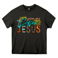 Asphalt give me coffee jesus Heavy Core Tee - RacoonDesign