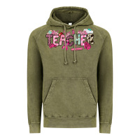 Vintage Olive cancer awareness teacher Vintage Hoodie - NancyCooperArtShop