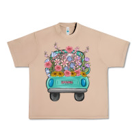 Burro truck with flowers Urban Heavy Tee - MaliasSmallBusiness