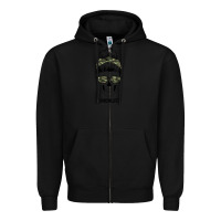 Black Camouflage Pattern Mom Skull Zipper Hoodie - Bettercallsaul