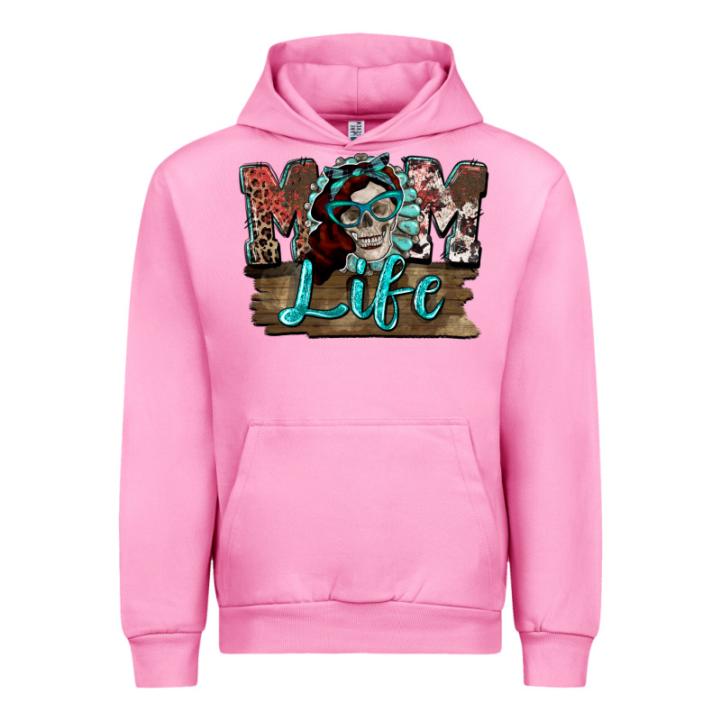 Mom Life Skull Mother's Day Urban Hoodie by FaDigitalArtStudio | Teevron