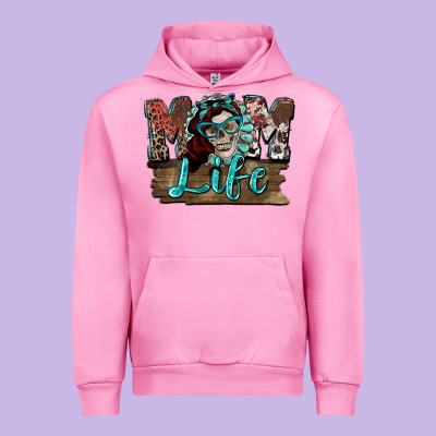 Mom Life Skull Mother's Day Urban Hoodie Designed By Fadigitalartstudio
