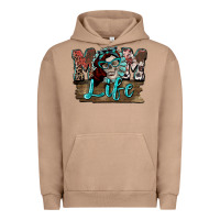 Pigment Burro Mom life skull Mother's Day Urban Hoodie - FaDigitalArtStudio
