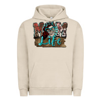 Pigment French Oak Mom life skull Mother's Day Urban Hoodie - FaDigitalArtStudio