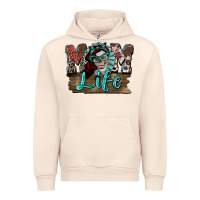 Sandshell Mom life skull Mother's Day Urban Hoodie - FaDigitalArtStudio
