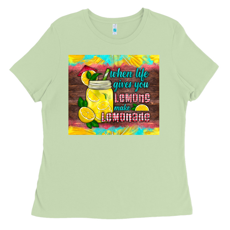 When Life Gives You Lemons Make Lemonade Ladies Tee by HRA Design Shop | Teevron