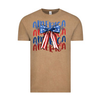 Vintage Coffee america ribbon Vintage Tee - JahusDesignShop