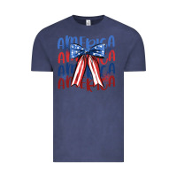 Vintage Denim america ribbon Vintage Tee - JahusDesignShop