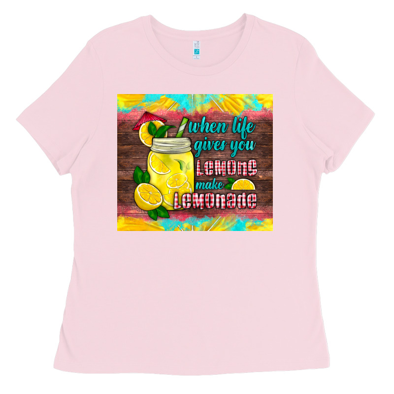 When Life Gives You Lemons Make Lemonade Ladies Tee by HRA Design Shop | Teevron