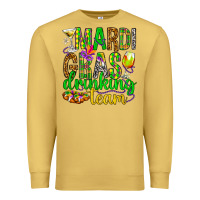 Antique Gold Mardi Gras drinking team Premium Sweatshirt - HowdyJamesFarm