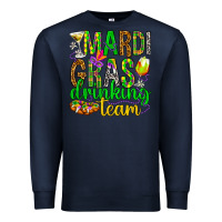 Navy Mardi Gras drinking team Premium Sweatshirt - HowdyJamesFarm
