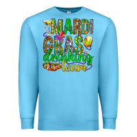 Ocean Blue Mardi Gras drinking team Premium Sweatshirt - HowdyJamesFarm