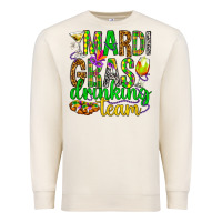 Sandshell Mardi Gras drinking team Premium Sweatshirt - HowdyJamesFarm