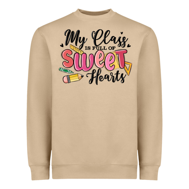 My Class Is Full Of Sweethearts Heavyweight Sweatshirt by MaliasSmallBusiness | Teevron