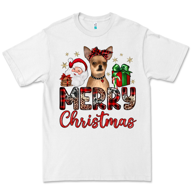 Merry Christmas Chihuahua Premium Tee by JahusDesignShop | Teevron