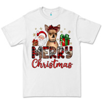 White merry christmas chihuahua Premium Tee - JahusDesignShop